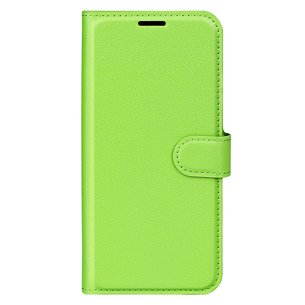 For Infinix Hot 20 5G Anti-Scratch Phone Shell Litchi Texture PU Leather Wallet Anti-Drop Flip Stand Phone Case