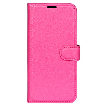 For Infinix Hot 20 5G Anti-Scratch Phone Shell Litchi Texture PU Leather Wallet Anti-Drop Flip Stand Phone Case