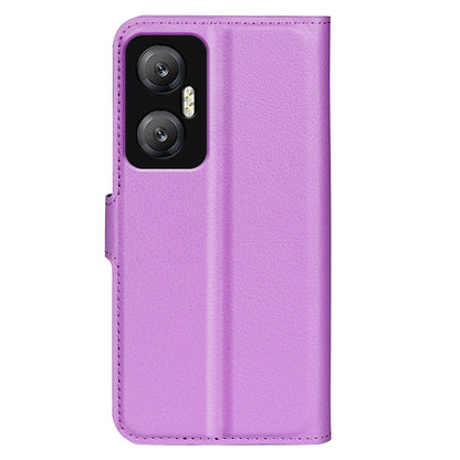 For Infinix Hot 20 5G Anti-Scratch Phone Shell Litchi Texture PU Leather Wallet Anti-Drop Flip Stand Phone Case