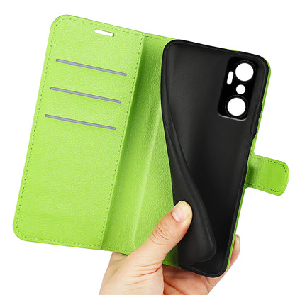 For Infinix Hot 20 4G Anti-drop Shell Flip Stand Phone Case Litchi Texture PU Leather Wallet