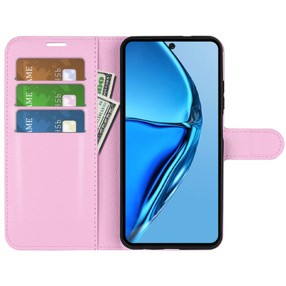 For Infinix Hot 20 4G Anti-drop Shell Flip Stand Phone Case Litchi Texture PU Leather Wallet