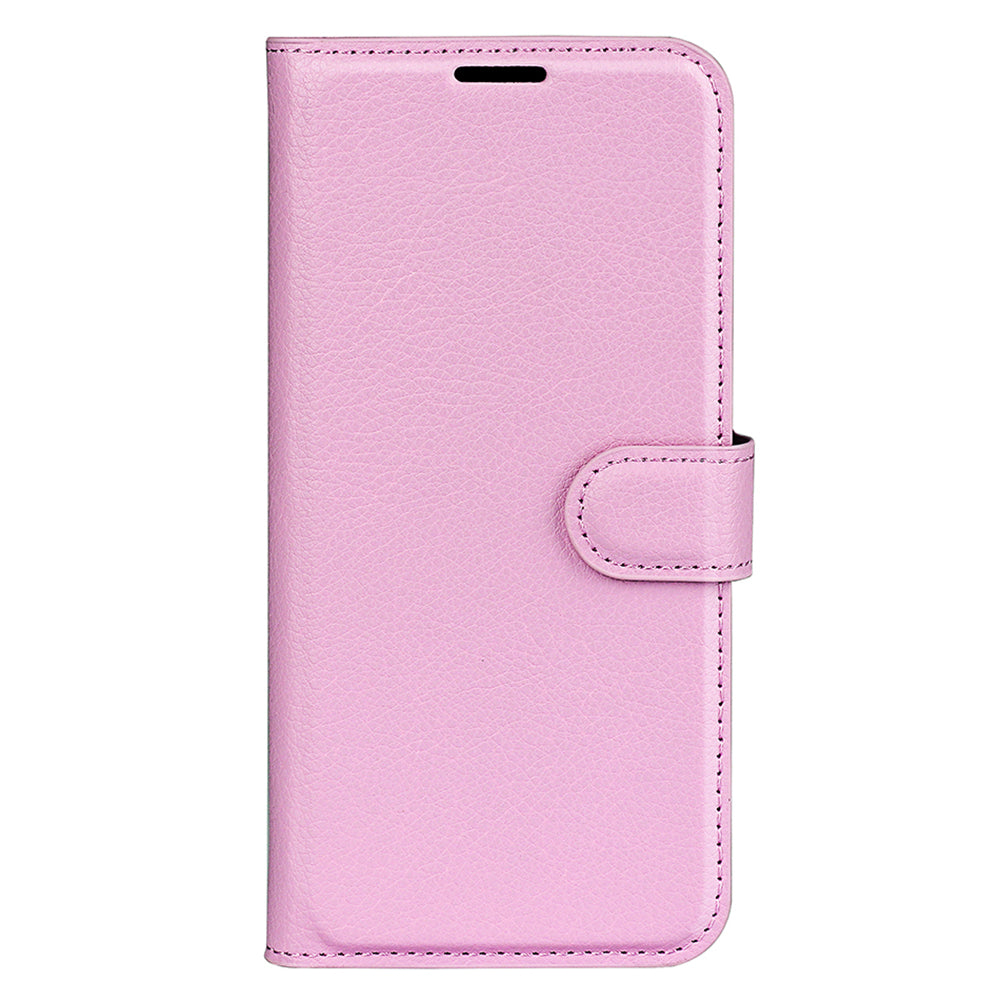 Cell Phone Case For Infinix Hot 20i 4G Litchi Texture Wallet Flip Stand PU Leather Phone Cover