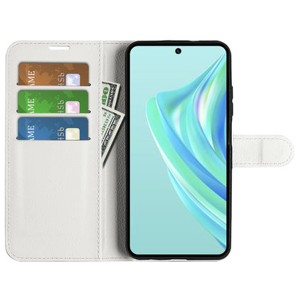 Cell Phone Case For Infinix Hot 20i 4G Litchi Texture Wallet Flip Stand PU Leather Phone Cover