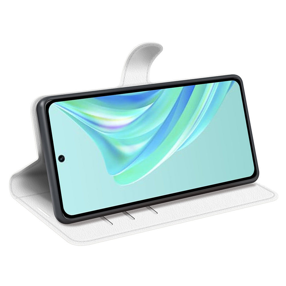 Cell Phone Case For Infinix Hot 20i 4G Litchi Texture Wallet Flip Stand PU Leather Phone Cover