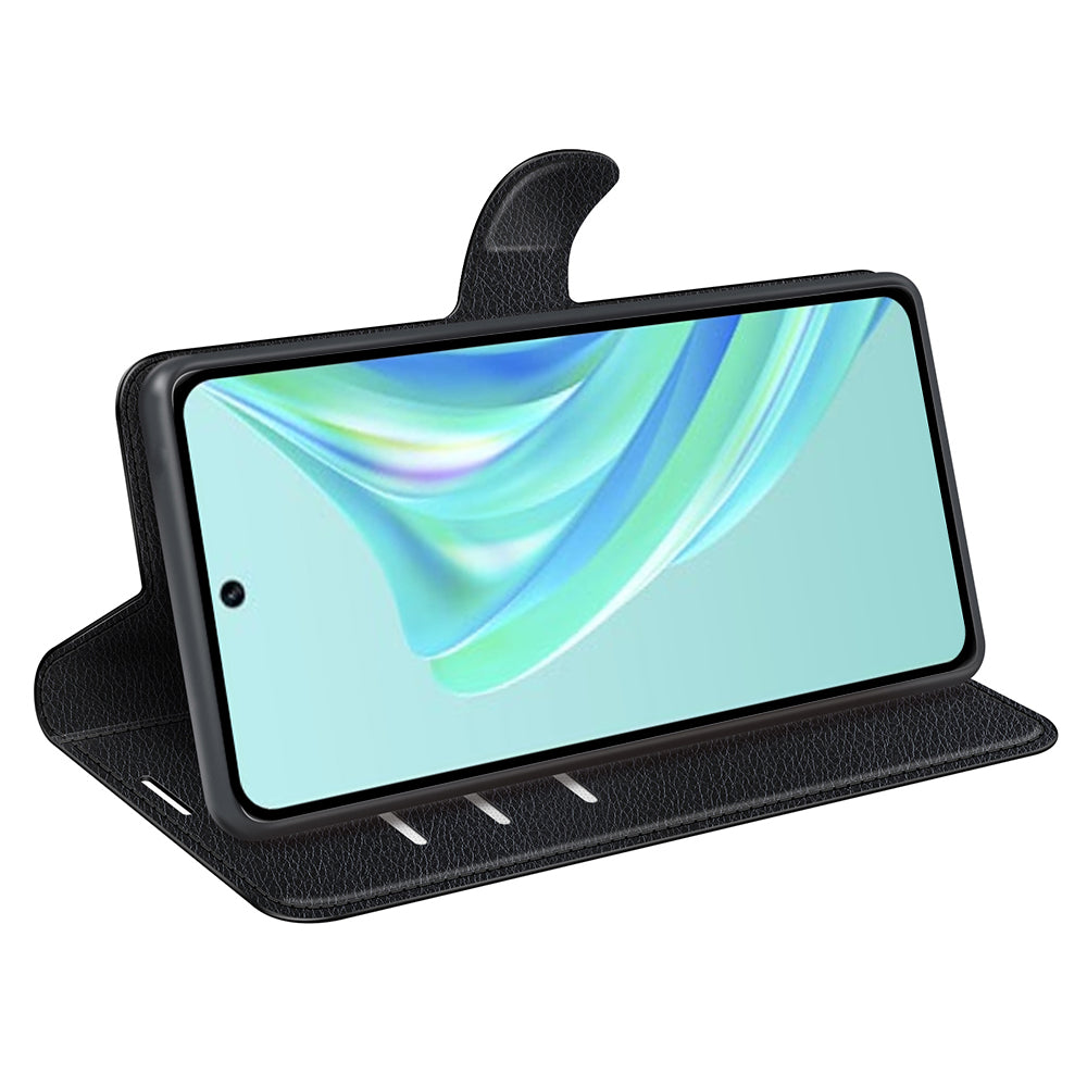 Cell Phone Case For Infinix Hot 20i 4G Litchi Texture Wallet Flip Stand PU Leather Phone Cover