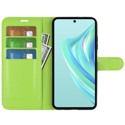 Cell Phone Case For Infinix Hot 20i 4G Litchi Texture Wallet Flip Stand PU Leather Phone Cover