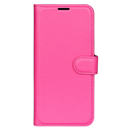 Cell Phone Case For Infinix Hot 20i 4G Litchi Texture Wallet Flip Stand PU Leather Phone Cover