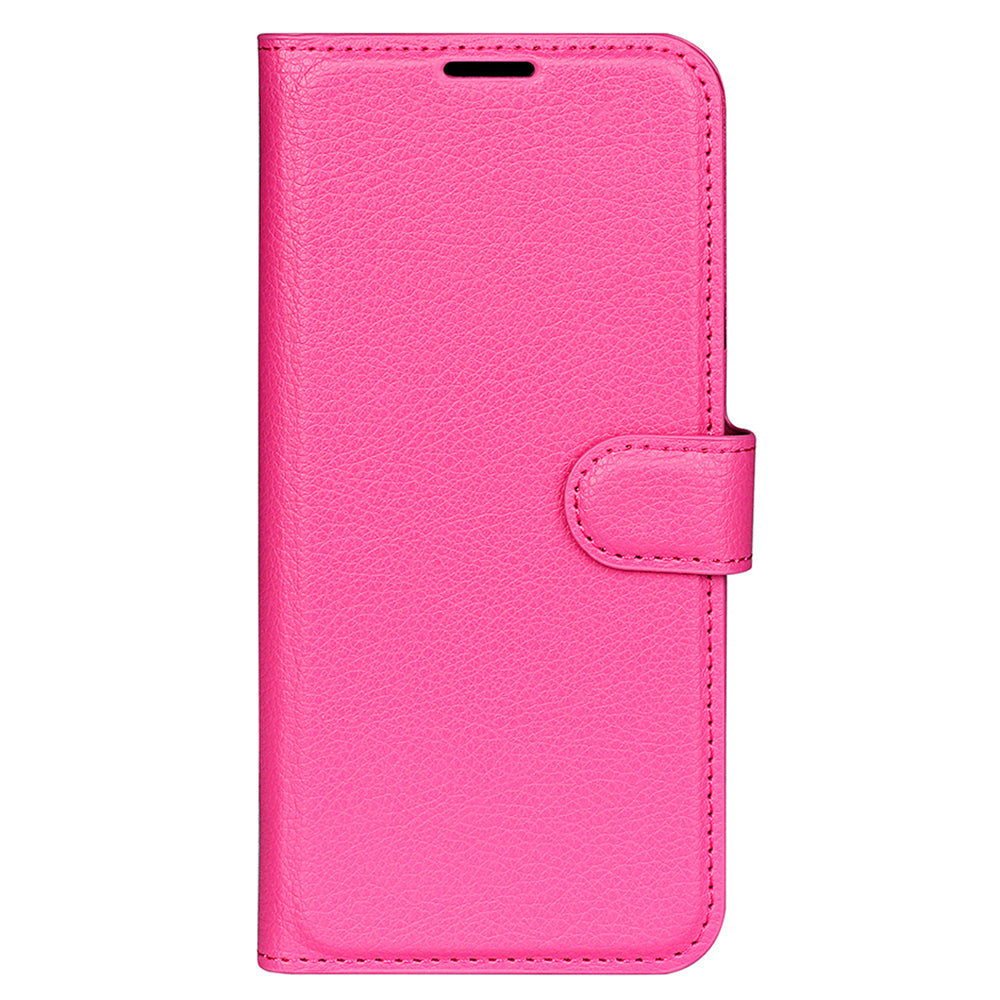 Litchi Texture Phone Cover Wallet for Infinix Hot 12 Play 4G , Anti-drop Shell Flip Stand Phone Case