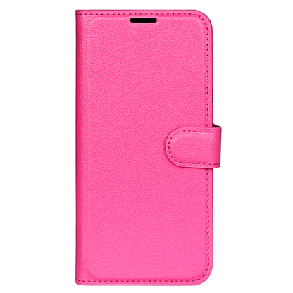 Litchi Texture Phone Cover Wallet for Infinix Hot 12 Play 4G , Anti-drop Shell Flip Stand Phone Case