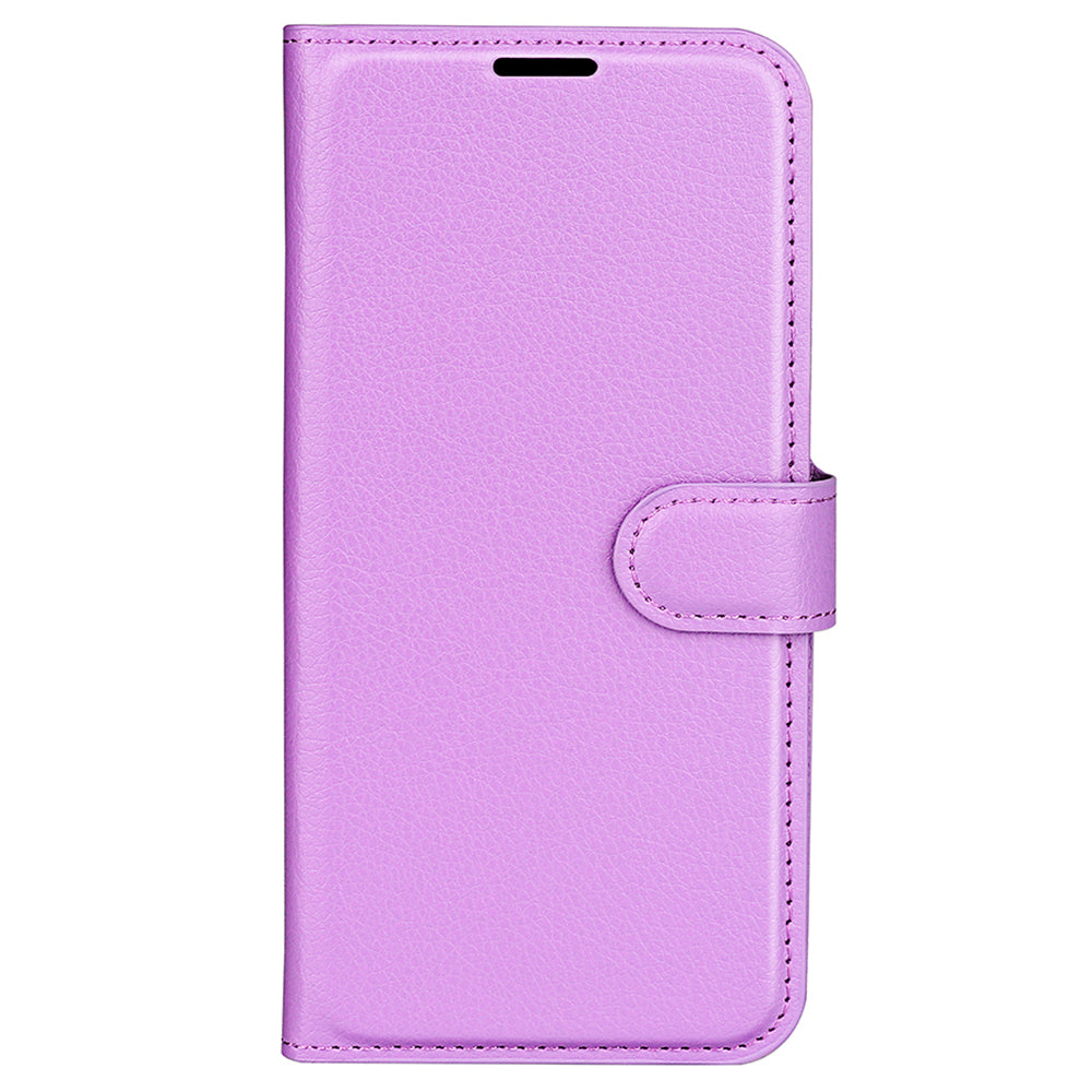 Litchi Texture Phone Cover Wallet for Infinix Hot 12 Play 4G , Anti-drop Shell Flip Stand Phone Case