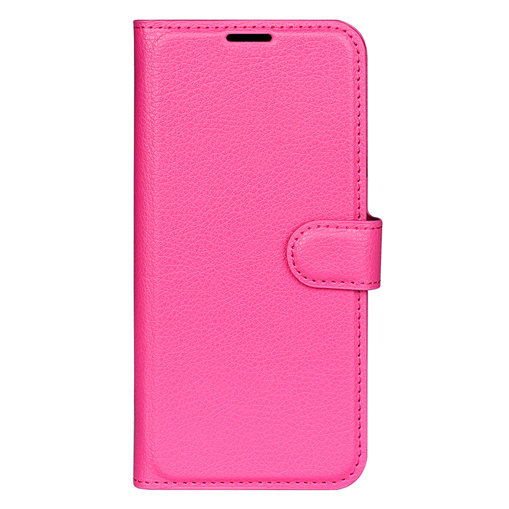 For Infinix Hot 12i 4G Flip Stand Phone Case Litchi Texture PU Leather Wallet Anti-Dust Phone Shell