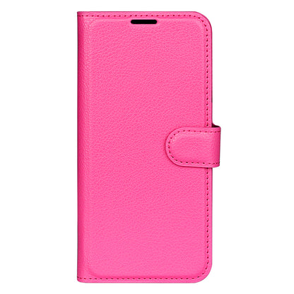 For Infinix Hot 12i 4G Flip Stand Phone Case Litchi Texture PU Leather Wallet Anti-Dust Phone Shell