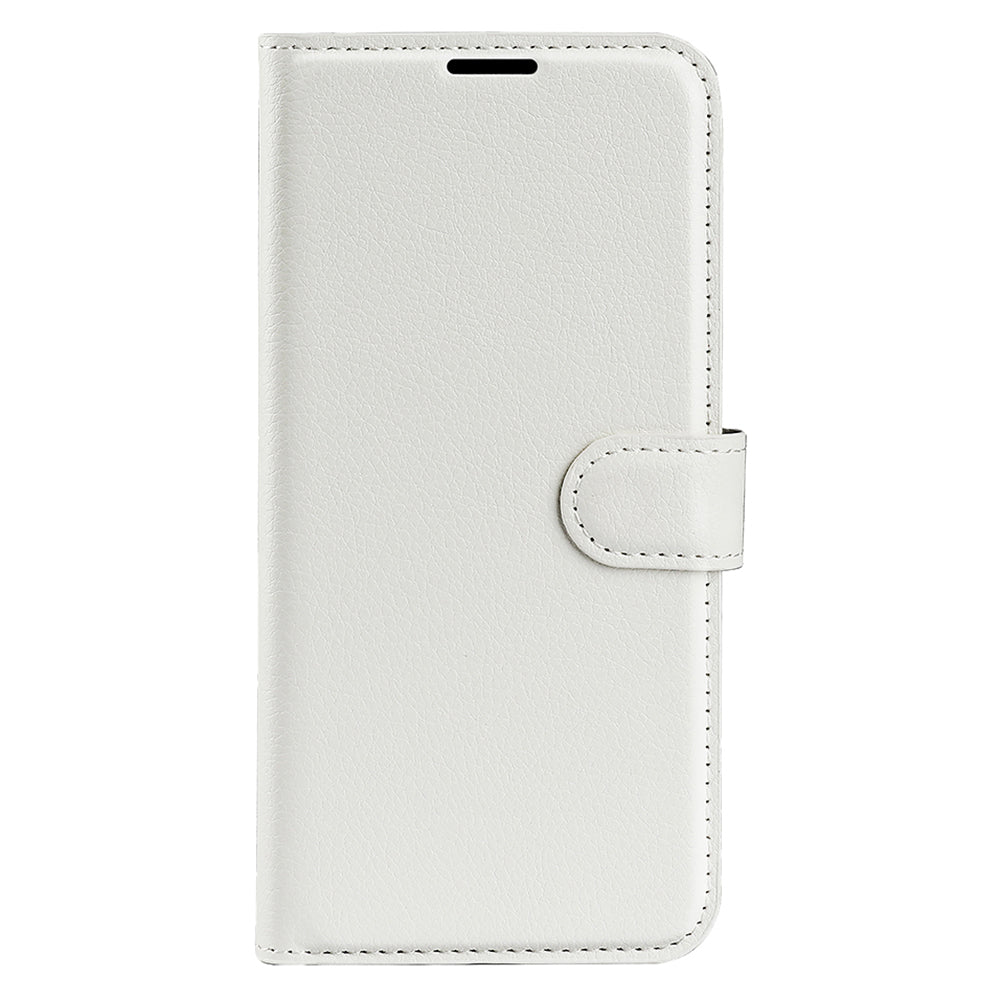 For Infinix Hot 12i 4G Flip Stand Phone Case Litchi Texture PU Leather Wallet Anti-Dust Phone Shell