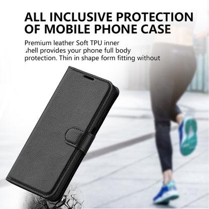 For Infinix Smart 6 Wallet Anti-drop Shell Litchi Texture PU Leather Flip Stand Phone Case Cover