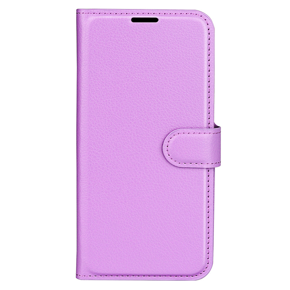 For Infinix Smart 6 Wallet Anti-drop Shell Litchi Texture PU Leather Flip Stand Phone Case Cover