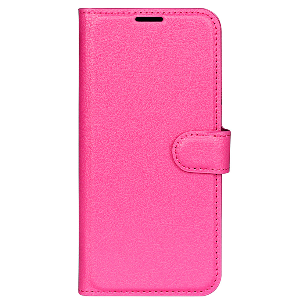 For Infinix Smart 6 Wallet Anti-drop Shell Litchi Texture PU Leather Flip Stand Phone Case Cover