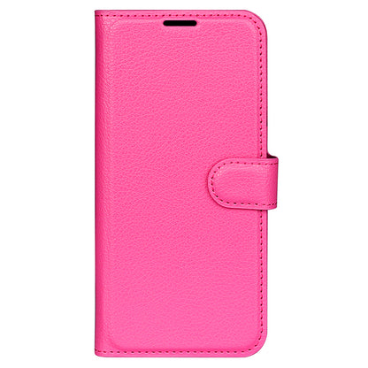 For Infinix Smart 6 Wallet Anti-drop Shell Litchi Texture PU Leather Flip Stand Phone Case Cover