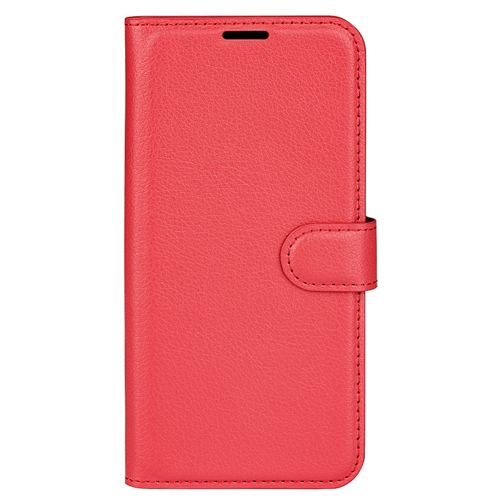 For Infinix Smart 6 Wallet Anti-drop Shell Litchi Texture PU Leather Flip Stand Phone Case Cover