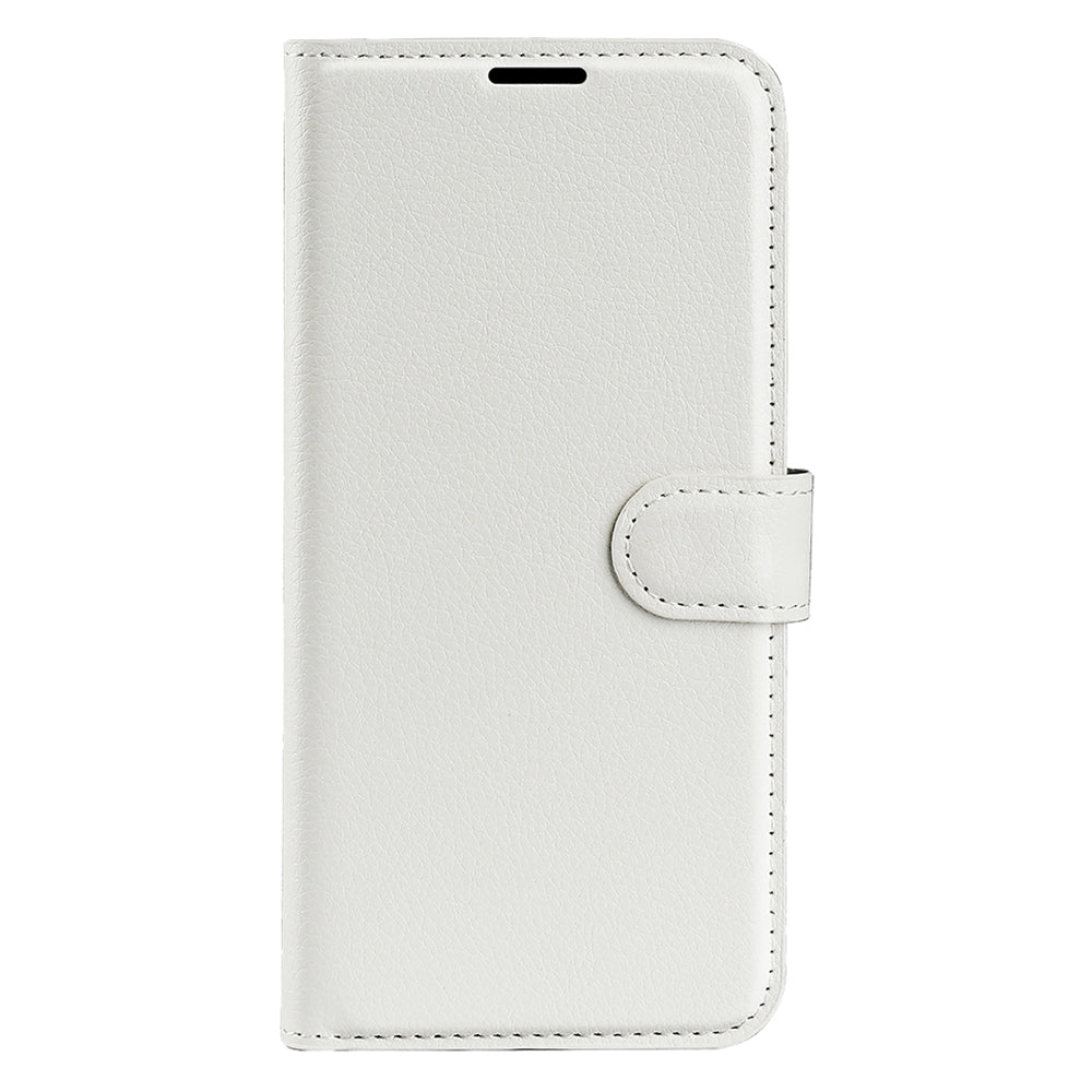 For Infinix Smart 6 Wallet Anti-drop Shell Litchi Texture PU Leather Flip Stand Phone Case Cover