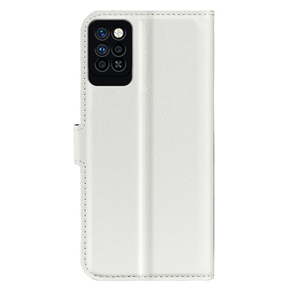 For Infinix Note 10 Pro Litchi Texture PU Leather Wallet Anti-drop Shell Flip Stand Phone Case