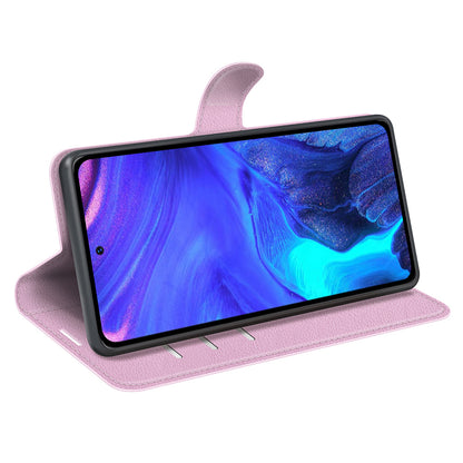 For Infinix Note 10 Pro Litchi Texture PU Leather Wallet Anti-drop Shell Flip Stand Phone Case