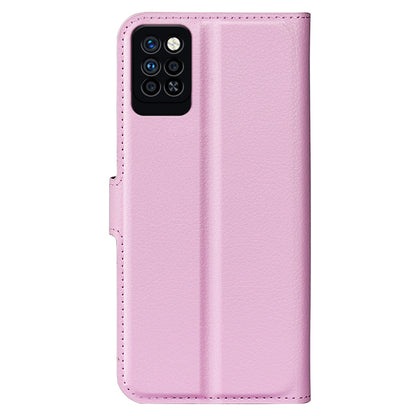For Infinix Note 10 Pro Litchi Texture PU Leather Wallet Anti-drop Shell Flip Stand Phone Case