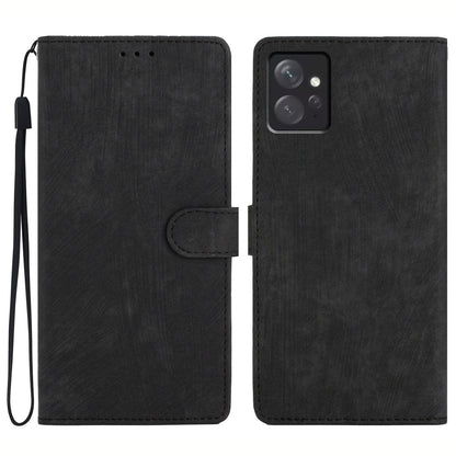 Leather Phone Case for Xiaomi Redmi Note 12 4G , Skin-touch Wallet Stand Cover
