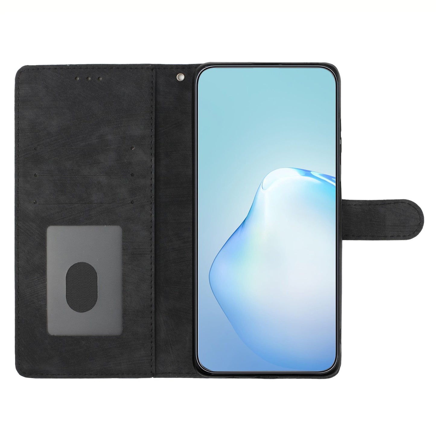 Leather Phone Case for Xiaomi Redmi Note 12 4G , Skin-touch Wallet Stand Cover