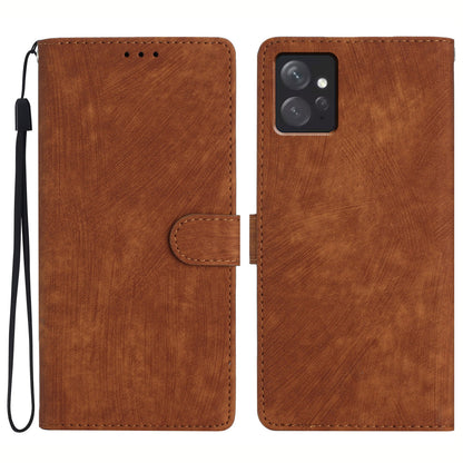 Leather Phone Case for Xiaomi Redmi Note 12 4G , Skin-touch Wallet Stand Cover