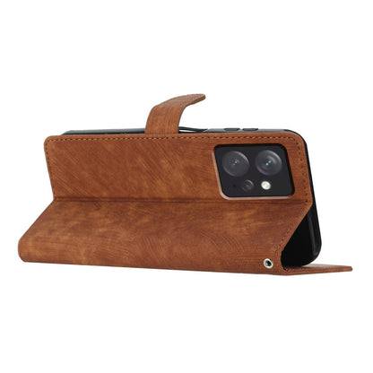 Leather Phone Case for Xiaomi Redmi Note 12 4G , Skin-touch Wallet Stand Cover