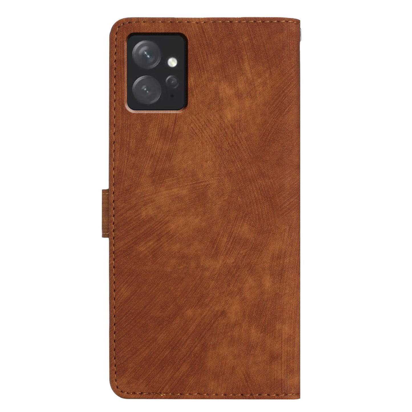 Leather Phone Case for Xiaomi Redmi Note 12 4G , Skin-touch Wallet Stand Cover