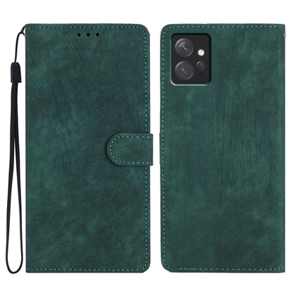 Leather Phone Case for Xiaomi Redmi Note 12 4G , Skin-touch Wallet Stand Cover
