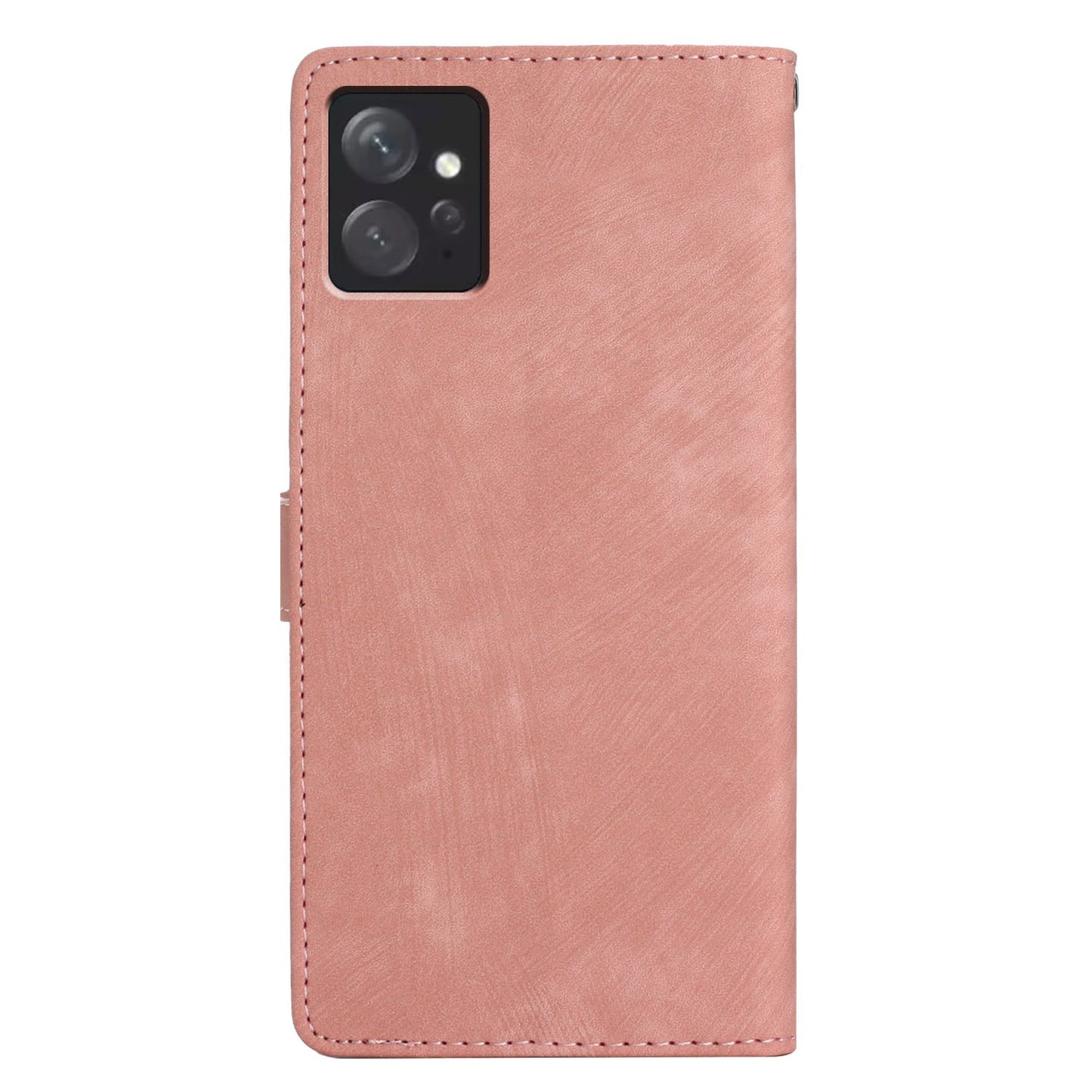 Leather Phone Case for Xiaomi Redmi Note 12 4G , Skin-touch Wallet Stand Cover