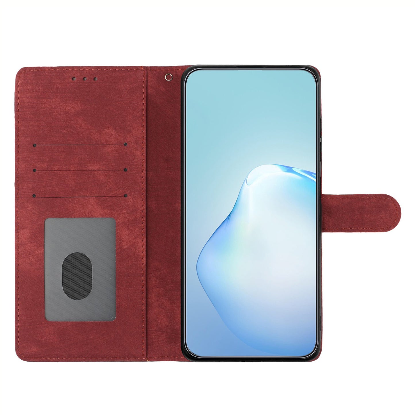 Leather Phone Case for Xiaomi Redmi Note 12 4G , Skin-touch Wallet Stand Cover