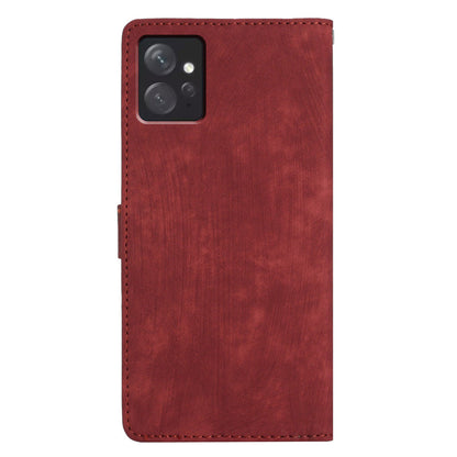 Leather Phone Case for Xiaomi Redmi Note 12 4G , Skin-touch Wallet Stand Cover