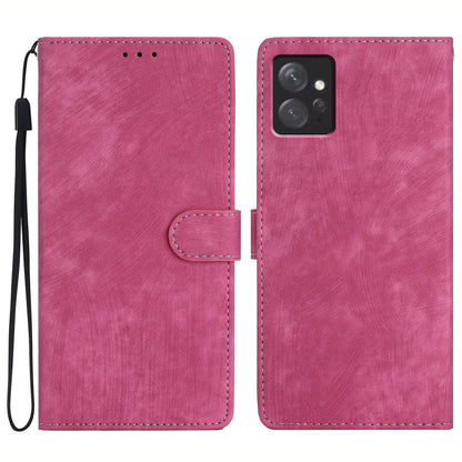 Leather Phone Case for Xiaomi Redmi Note 12 4G , Skin-touch Wallet Stand Cover