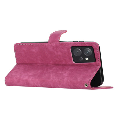 Leather Phone Case for Xiaomi Redmi Note 12 4G , Skin-touch Wallet Stand Cover