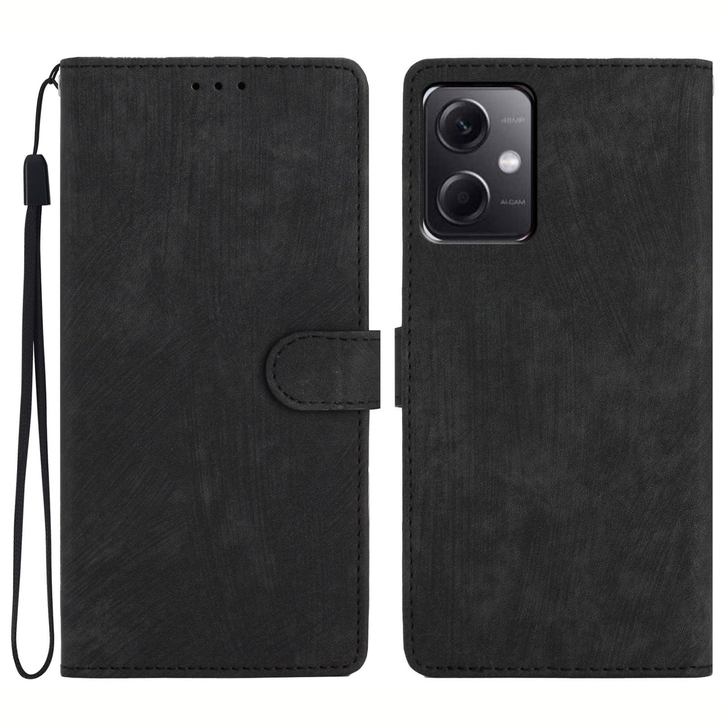 Wallet Phone Case for Xiaomi Redmi Note 12 5G (China) / (India) / (Global) / Poco X5 5G , PU Leather Skin-touch Stand Flip Cover