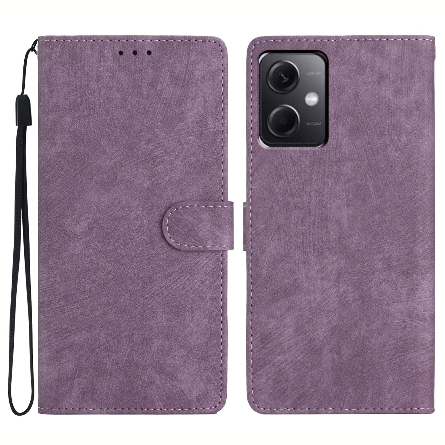 Wallet Phone Case for Xiaomi Redmi Note 12 5G (China) / (India) / (Global) / Poco X5 5G , PU Leather Skin-touch Stand Flip Cover