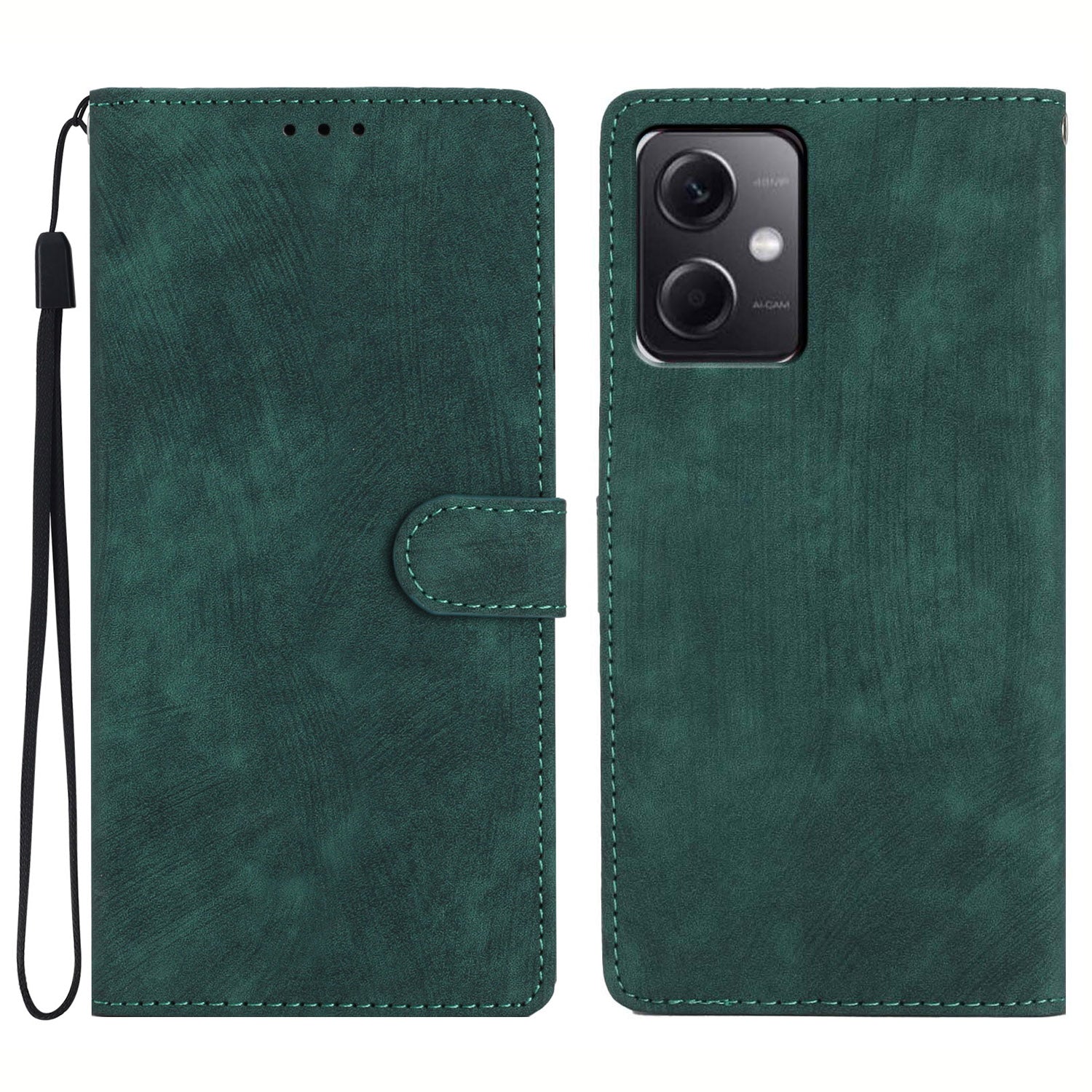 Wallet Phone Case for Xiaomi Redmi Note 12 5G (China) / (India) / (Global) / Poco X5 5G , PU Leather Skin-touch Stand Flip Cover