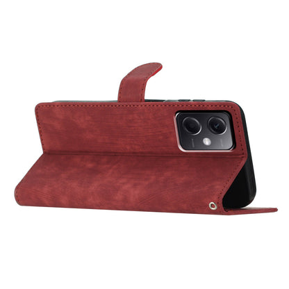 Wallet Phone Case for Xiaomi Redmi Note 12 5G (China) / (India) / (Global) / Poco X5 5G , PU Leather Skin-touch Stand Flip Cover