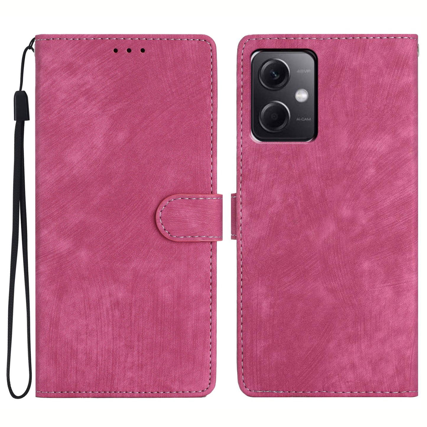 Wallet Phone Case for Xiaomi Redmi Note 12 5G (China) / (India) / (Global) / Poco X5 5G , PU Leather Skin-touch Stand Flip Cover