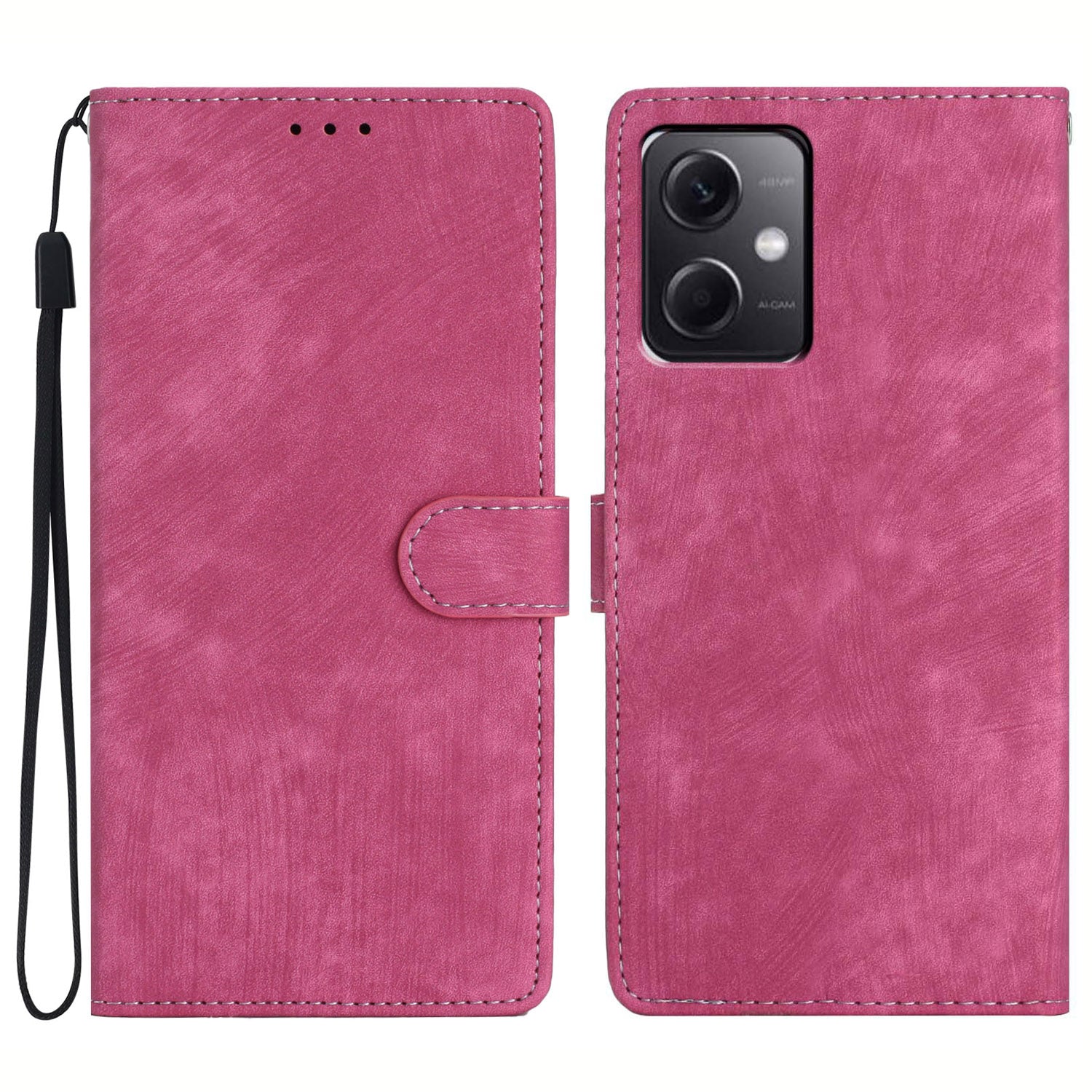 Wallet Phone Case for Xiaomi Redmi Note 12 5G (China) / (India) / (Global) / Poco X5 5G , PU Leather Skin-touch Stand Flip Cover