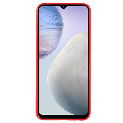 Protective Phone Case for vivo Y02 4G , Matte Flexible TPU Phone Back Cover