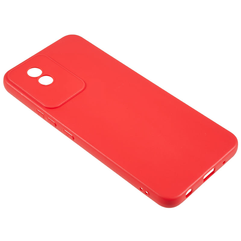 Protective Phone Case for vivo Y02 4G , Matte Flexible TPU Phone Back Cover
