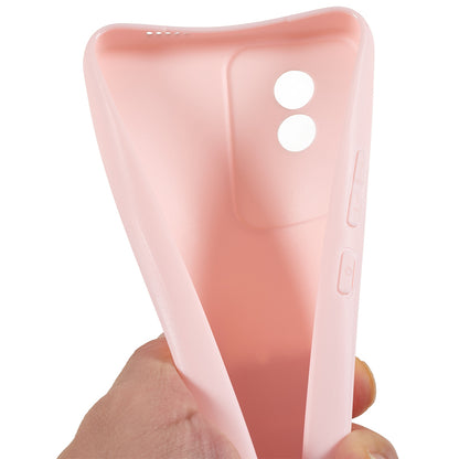 Protective Phone Case for vivo Y02 4G , Matte Flexible TPU Phone Back Cover