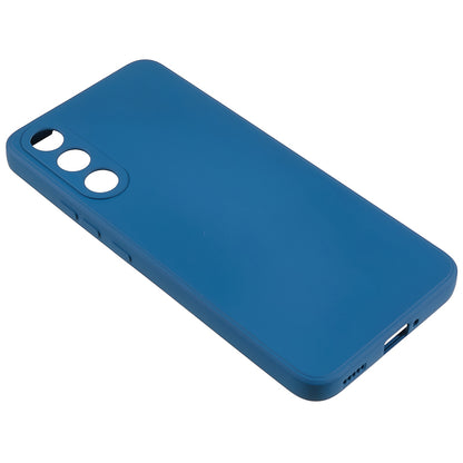 For Meizu 20 Candy Color Rubberized Flexible TPU Phone Case Fiber Lining Protective Cover