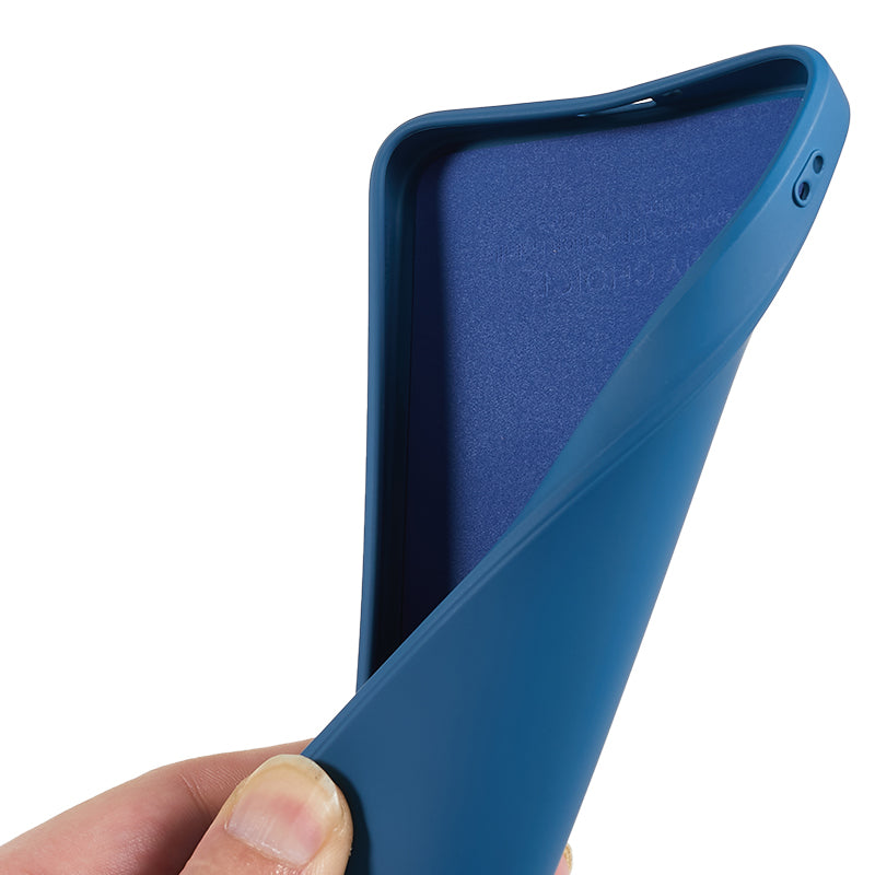 For Meizu 20 Candy Color Rubberized Flexible TPU Phone Case Fiber Lining Protective Cover