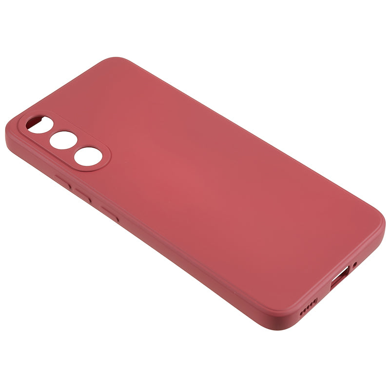 For Meizu 20 Candy Color Rubberized Flexible TPU Phone Case Fiber Lining Protective Cover