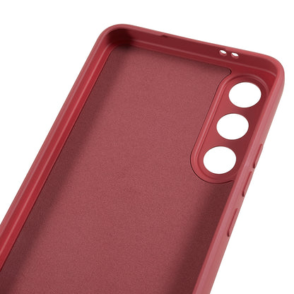 For Meizu 20 Candy Color Rubberized Flexible TPU Phone Case Fiber Lining Protective Cover